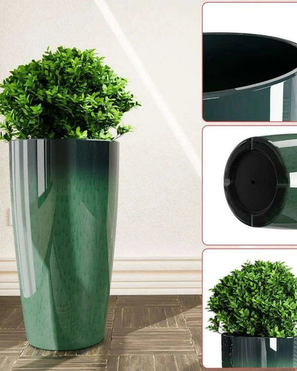 Eco-Friendly 21-Inch Tall Outdoor Planter Set - Stylish and Durable Design
