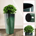 21 Inch Recycled Plastic Tall Outdoor Planters - Pack of 2