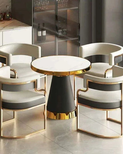 Contemporary Armrest Dining Chairs