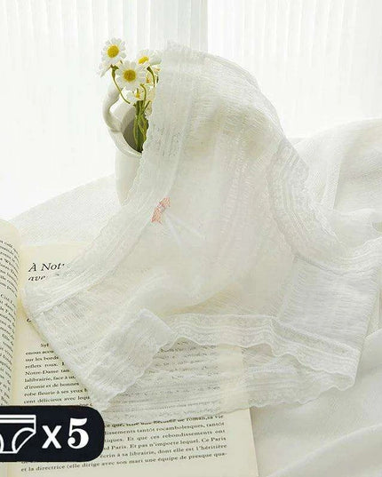 Set of 5 Women's Chic Lace Thong Briefs for Summer Elegance