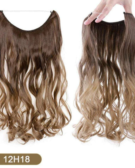 Glamorous Transformation: Discover the Magic of Invisible Wire Hair Extensions
