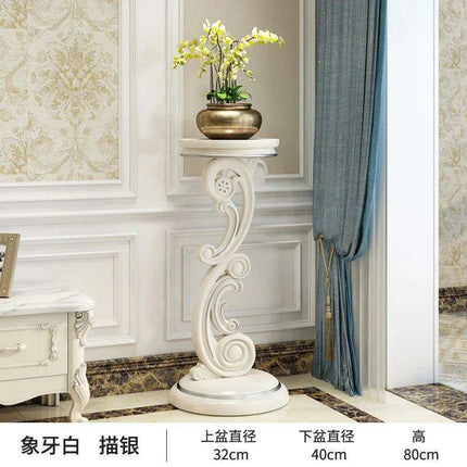 Luxurious European Gold Multi-Tier Plant Display Stand