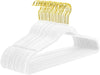 Elegant Teal Velvet Hanger Collection - 50 Premium Hangers with 360-Degree Gold Hooks
