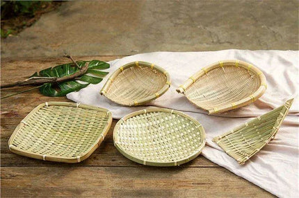Sophisticated Bamboo Sushi and Sashimi Serving Set with Decorative Accents