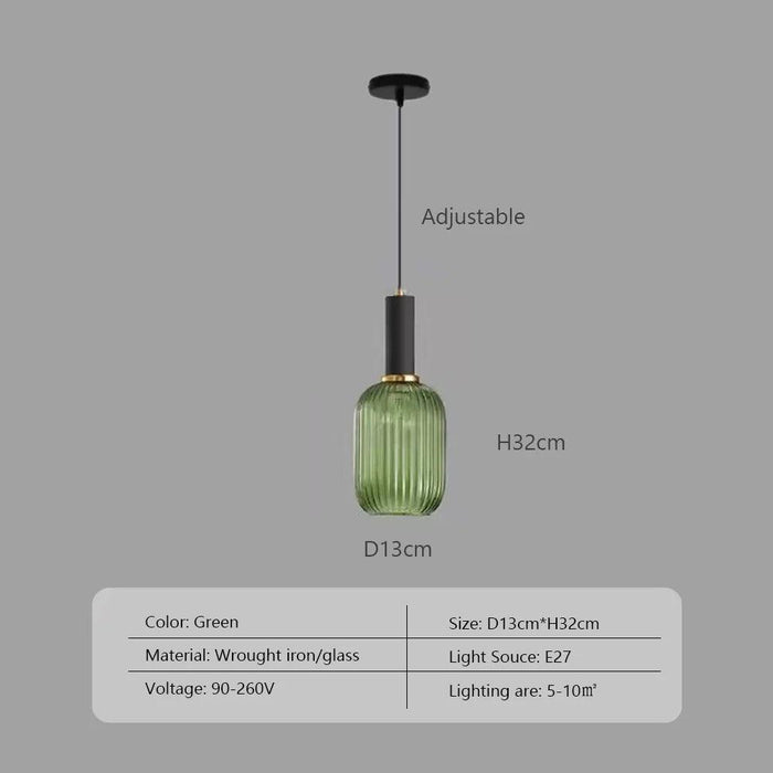 Scandinavian-Inspired Minimalist Glass LED Pendant Lights - Elegant Japanese Design for Home Interiors