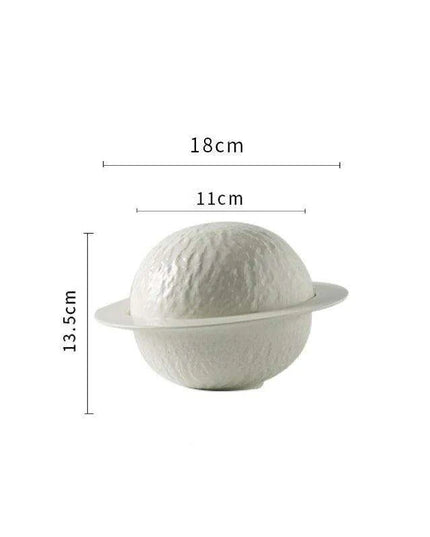 Elegant Artisan Ceramic Bowl Set with Lid and Rock Texture for Gourmet Dining