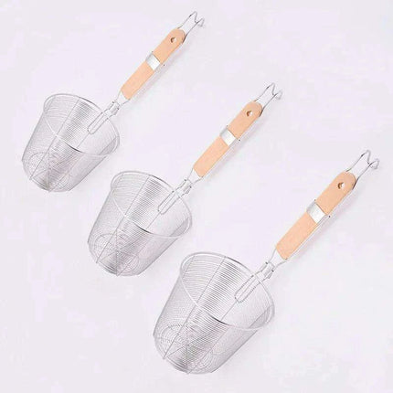 Premium Multi-Functional Stainless Steel Strainer Basket - Essential Kitchen Tool for Effortless Cooking and Draining