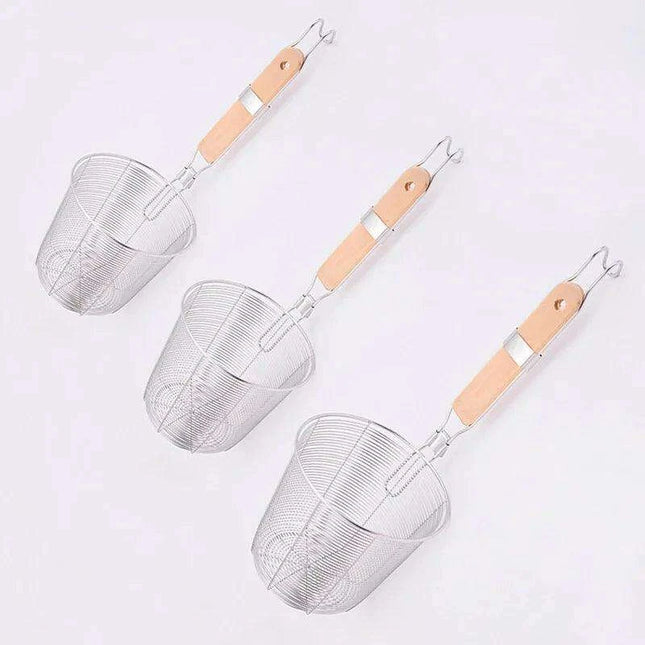 Premium Multi-Functional Stainless Steel Strainer Basket - Essential Kitchen Tool for Effortless Cooking and Draining