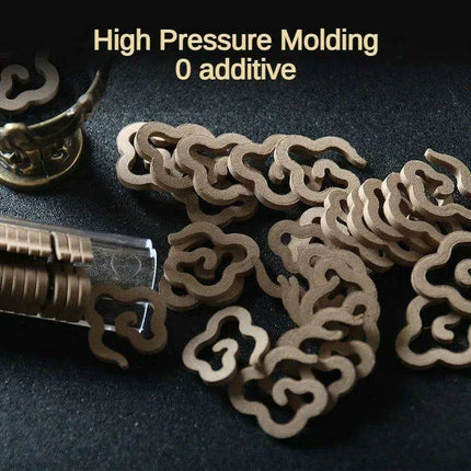 Aromatic Sandalwood and Cinnamon Mini Incense Disks - 42 Pieces for Meditation and Serenity