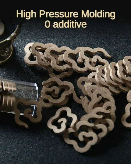 Aromatic Sandalwood and Cinnamon Mini Incense Disks - 42 Pieces for Meditation and Serenity