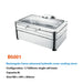 Regal Stainless Steel Buffet Chafing Dish Set with Hydraulic Burner and Hot-Water Bucket