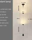 hang black 2 light A / warm light 3000K