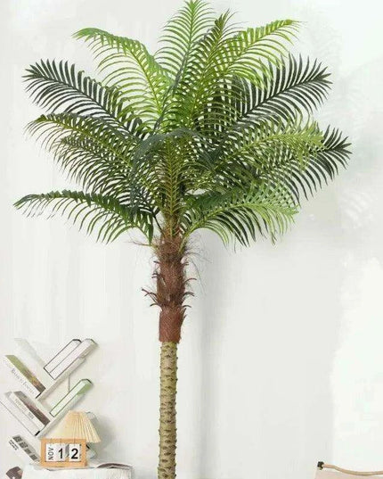 Lifelike Giant Faux Coconut Palm Tree - Ideal Tropical Decoration for Any Space