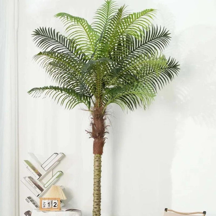 Lifelike Giant Faux Coconut Palm Tree - Ideal Tropical Decoration for Any Space
