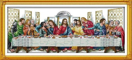 The Last Supper Cross Stitch Craft Kit - Inspiring DIY Home Art Project