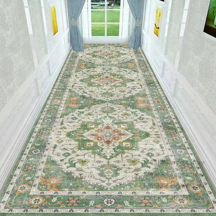 Retro Persian Long Runner Rug — Non-Slip, Boho Hallway Carpet | Très Élite