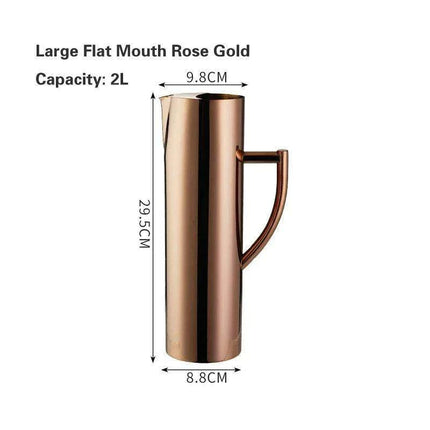 Luxurious Gold-Plated Stainless Steel Beverage Mixing Kettle