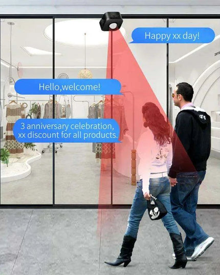 Wireless Motion Detection Doorbell Alarm with Enhanced Security and Welcome Notification