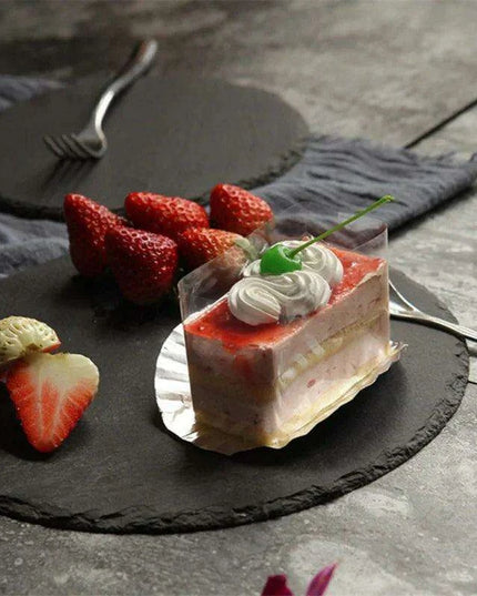 Personalized Rustic Slate Cheese Serving Board with Chalk Writing Kit - Enhance Your Entertaining Experience