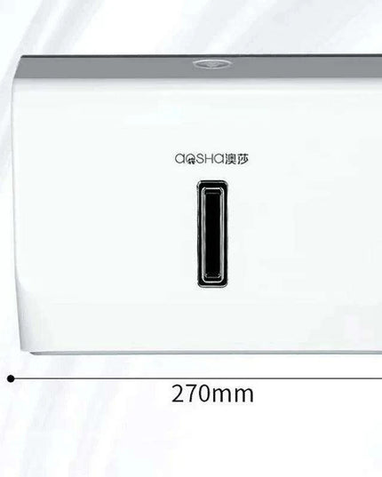 Stylish Wall-Mounted Paper Towel Holder for Kitchen and Bathroom - Sturdy ABS with Easy Installation