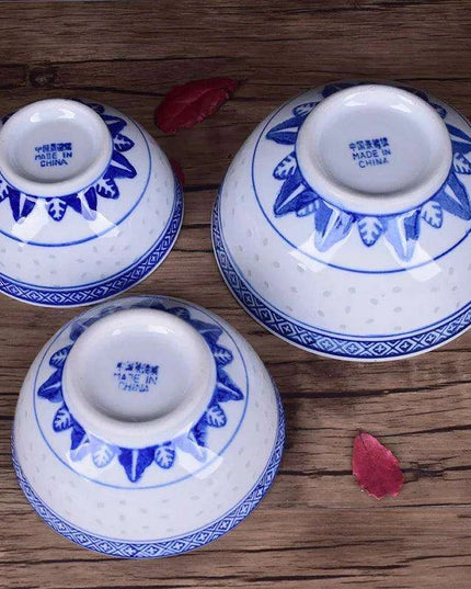 Exquisite Vintage Dragon Ceramic Bowl Collection – Elegant Dinnerware for Ramen and Rice