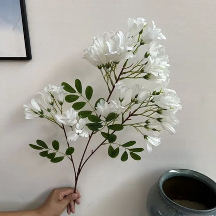 Shop1105184570 Artificial Jacaranda Branch - Faux Purple Flowers, Dura