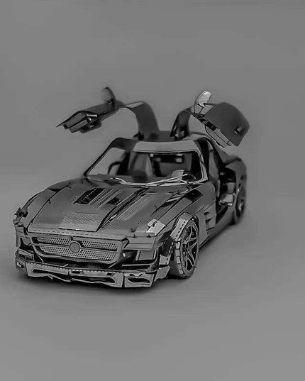 Butterfly Wing Metallic Sports Car 3D DIY Model Kit for Creative Builders