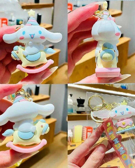 Cinnamoroll Character Keychain - Whimsical Bag and Key Charm for a Playful Touch