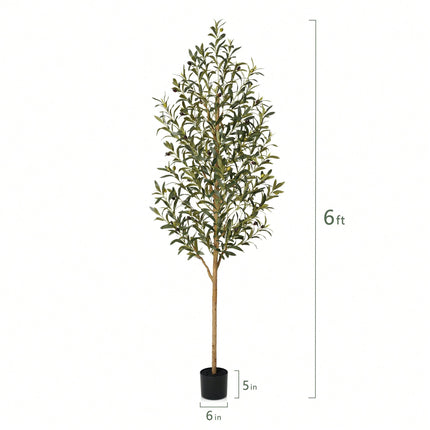 Artificial Olive Tree with Adjustable Branches — 5, 6 or 7 ft