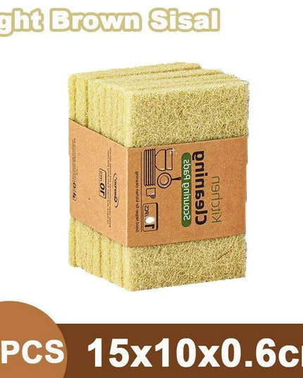Sustainable Sisal Microfiber Kitchen Cleaning Sponges - Available in Sets of 5, 10, or 20