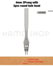 1pc 4mm 2Prong