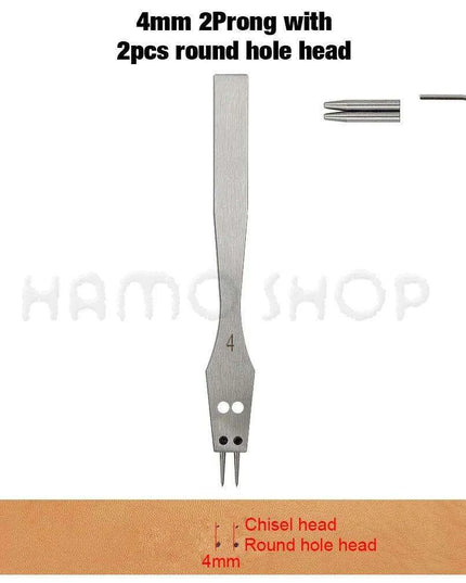 Premium Interchangeable Round Chisel Tool Set for Leather Crafting