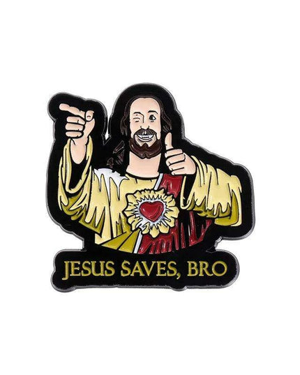 Faith-Inspired Jesus Enamel Pin Collection - Stylish Brooches for Spiritual Expression on Jackets and Backpacks