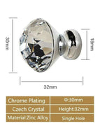 30mm Chrome Knob