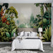 Tropical Bliss Hand-Painted Rainforest Wallpaper Mural