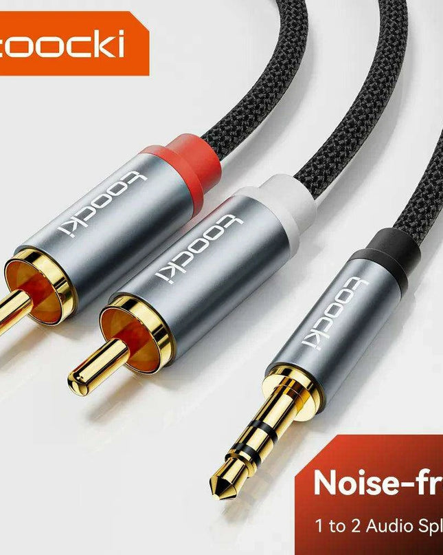 Superior RCA Audio Splitter Cable: Enhance Your Sound Quality with Effortless 3.5mm Connectivity