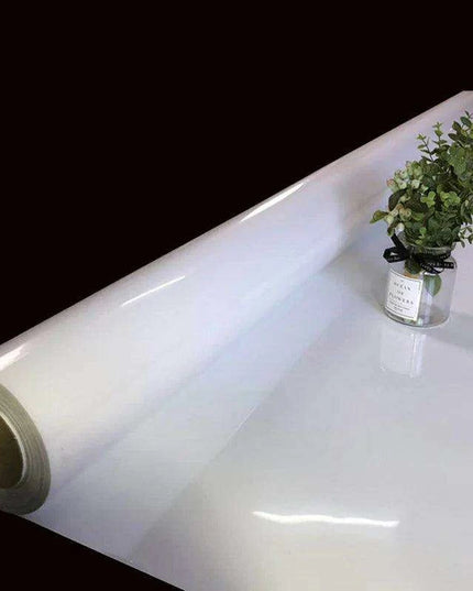 Elegant White Mirrored Wedding Aisle Runner with Modern Design