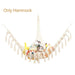 Stylish Boho Stuffed Animal Storage Hammock - Modern Toy Organizer