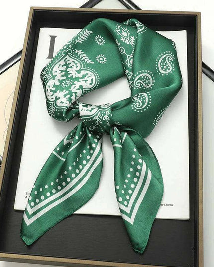 Chic Toddler Elegance: Luxurious 70x70cm Silk Scarf for Ages 6 Months to 4 Years