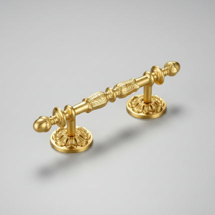 Solid Brass Cabinet Pull — Minimalist Handle for Wardrobes, Kitchens & Wine Cabinets