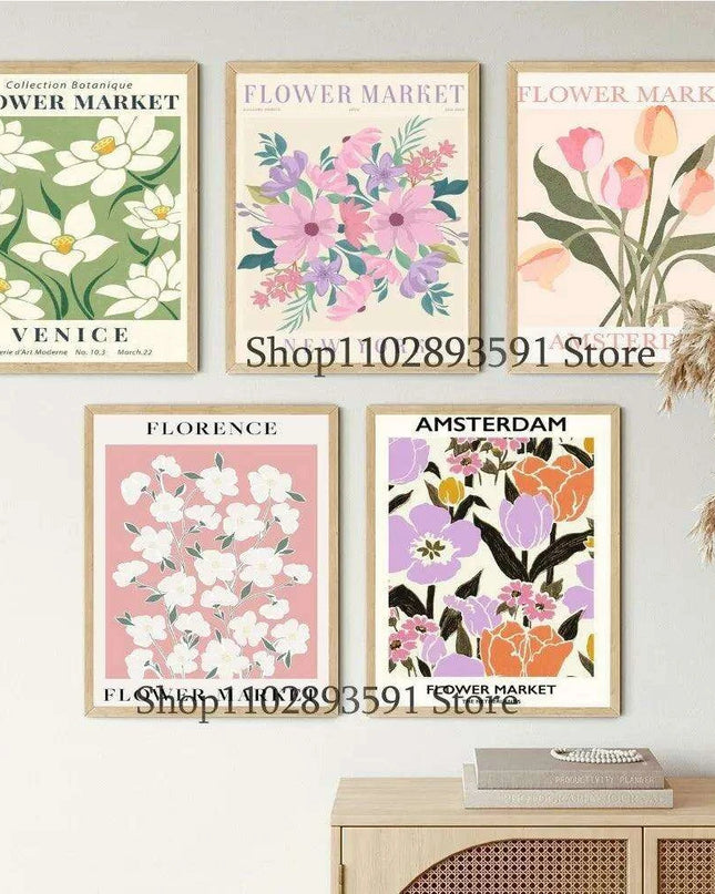 Elegant Vintage Botanical Print - Stunning Art Poster for Home, Cafe, and Bedroom Decor