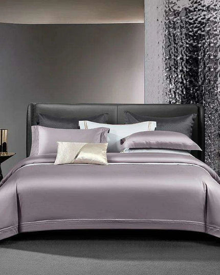 Elegant 1000TC Egyptian Cotton Silky Soft Embroidered Bedding Collection with Duvet Cover, Sheet, and Pillowcases