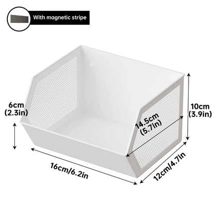 Wochuangsi Magnetic Kitchen Storage Rack - No Drilling, Gap Hanging Ba