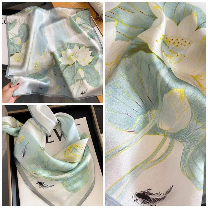 Luxurious Faux Silk Scarf: Exquisite Elegance for Stylish Versatility