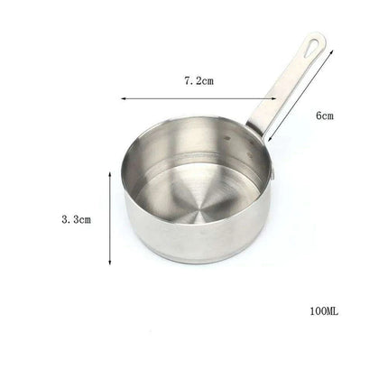 Elegant Stainless Steel Saucepan Collection with Handle - Essential Cooking Set