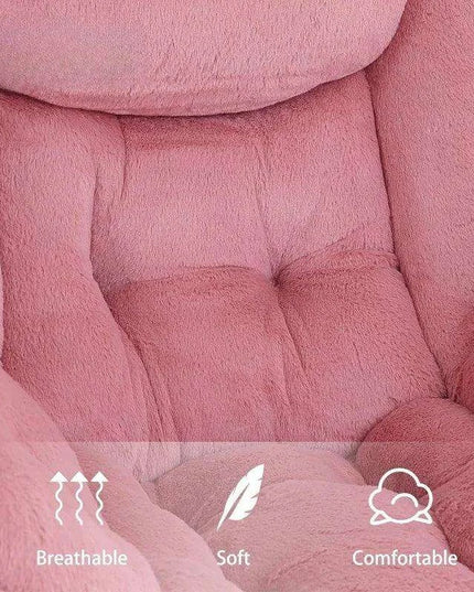 Elegant Lounge Chair Ensemble with Ottoman and Storage Compartment