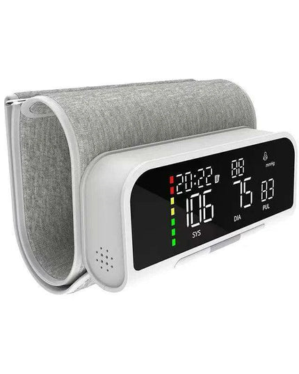 Portable Smart Arm Blood Pressure Monitor with USB Connection and Large LCD Display