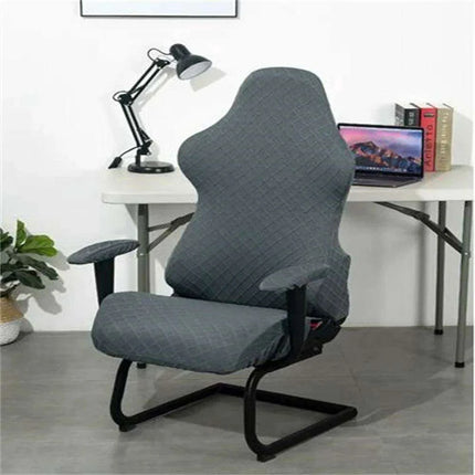 High Back Elastic Chair Cover for Office and Living Room