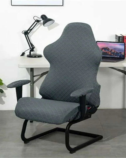 High Back Elastic Chair Cover for Office and Living Room