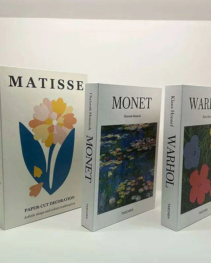 Elegant 3-Piece Decorative Faux Book Set for Home Décor